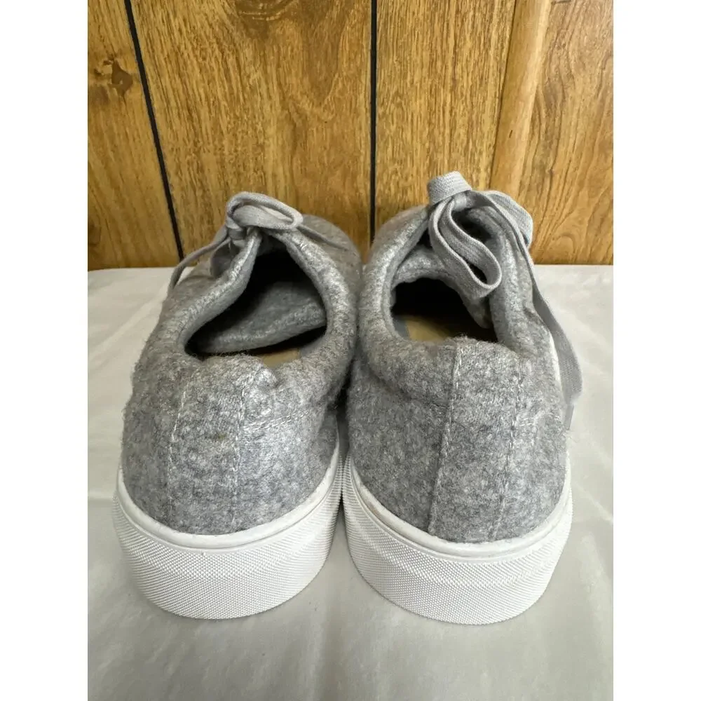 206 Collective Mark Men's Gray Lace-Up Sneakers Size 11 Casual Comfort Fabric